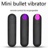 Mini Vibrador c/ Controle Wireless  10 Velocidades