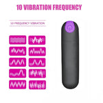 Mini Vibrador c/ Controle Wireless  10 Velocidades