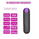 Mini Vibrador c/ Controle Wireless  10 Velocidades