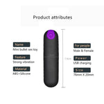Mini Vibrador c/ Controle Wireless  10 Velocidades